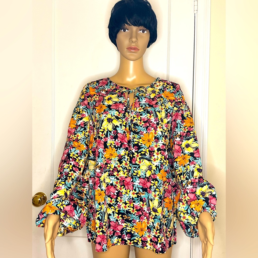 NWOT | SHEIN Floral Print Blouse - Size L (8/10)